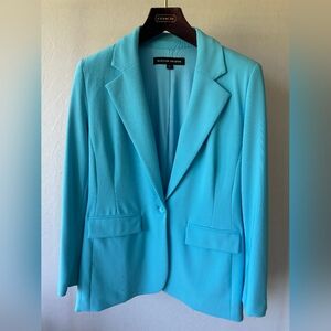 Boston Proper Women's Turquoise Blazer